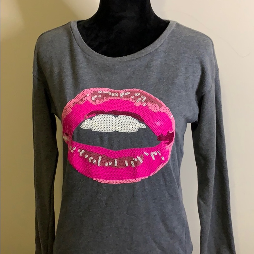 Juicy Couture Sequin Lips Sweatshirt